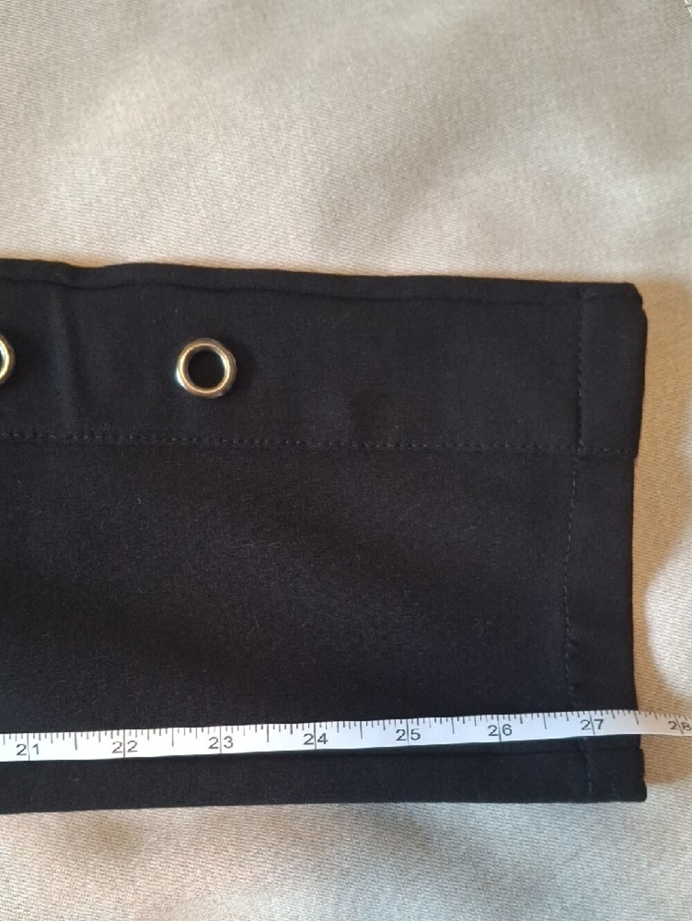 Cleo Black Pull-On Ponte Pants with Grommet Detail – Size M - Picture 6 of 7